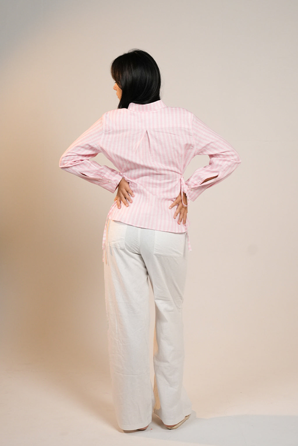 Blush Pink Stripe Shirt