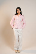 Blush Pink Stripe Shirt